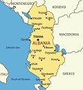 Карта государства: Албания