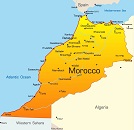 Карта государства: Марокко