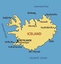 Карта государства: Исландия