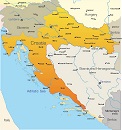 Карта государства: Хорватия