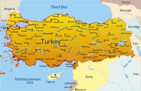 Карта государства: Турция
