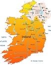 Карта государства: Ирландия