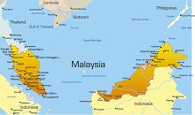 Карта государства: Малайзия