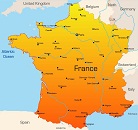 Карта государства: Франция