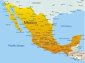 Карта государства: Мексика