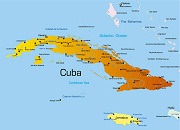 Карта государства: Куба