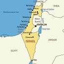 Карта государства: Израиль