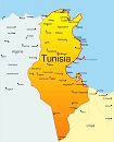 Карта государства: Тунис