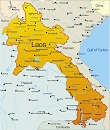 Карта государства: Лаос