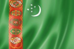 Флаг государства: Туркменистан