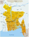 Карта государства: Бангладеш