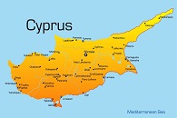 Карта государства: Кипр
