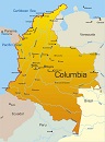 Карта государства: Колумбия