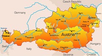 Карта государства: Австрия 