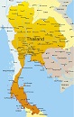 Карта государства: Таиланд