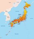 Карта государства: Япония