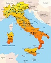 Карта государства: Италия