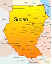 Карта государства: Судан