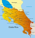 Карта государства: Коста-Рика