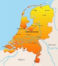 Карта государства: Нидерланды