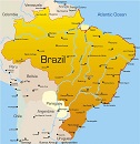 Карта государства: Бразилия